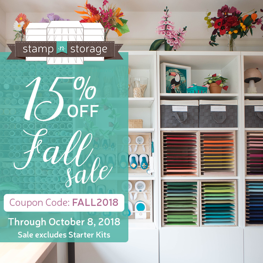 Stamp-n-Storage 15% off Sale - Stamp Me Some Love